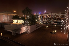 #partycontest - rooftop party Design Rendering