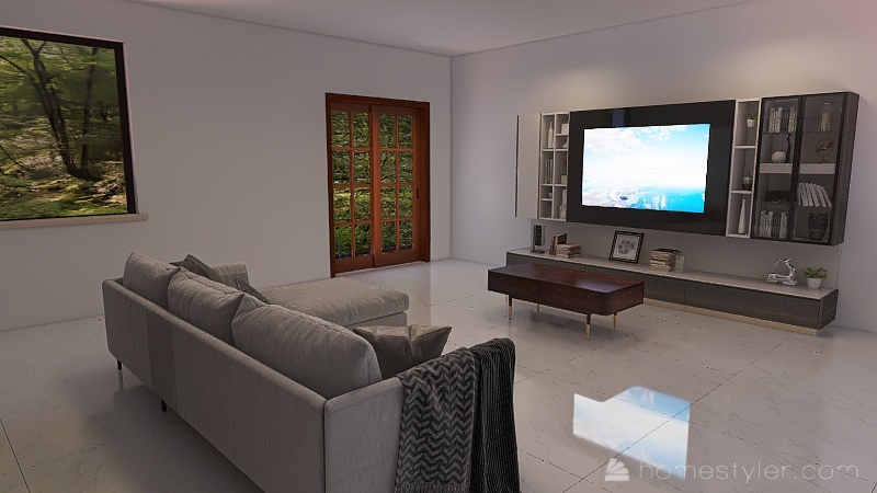 Living Room Design Demo 3d design renderings