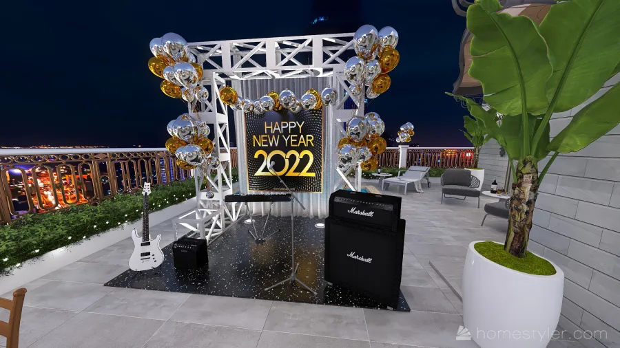 #PartyContest_Shining Shimmering 3d design renderings