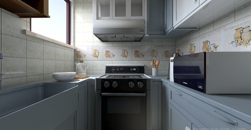 kitchen shery 3d design renderings