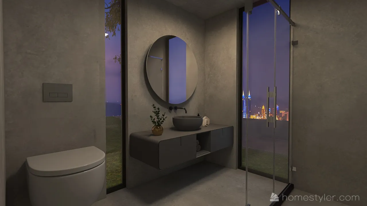 Bathroom 3d design renderings