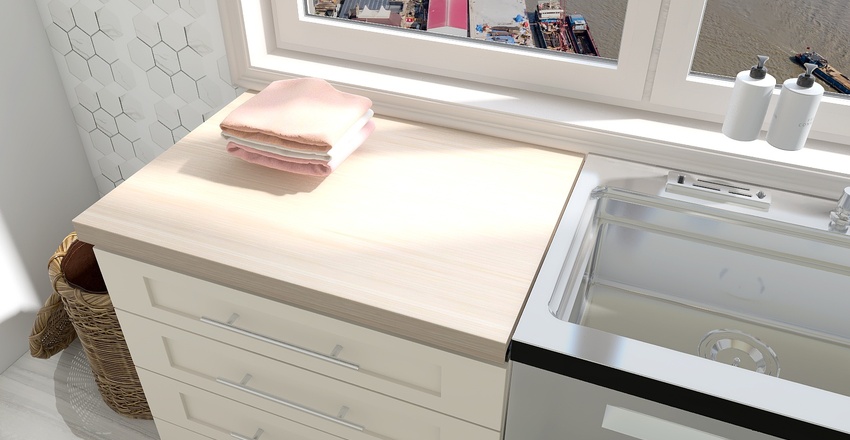 Laundry Room 3d design renderings