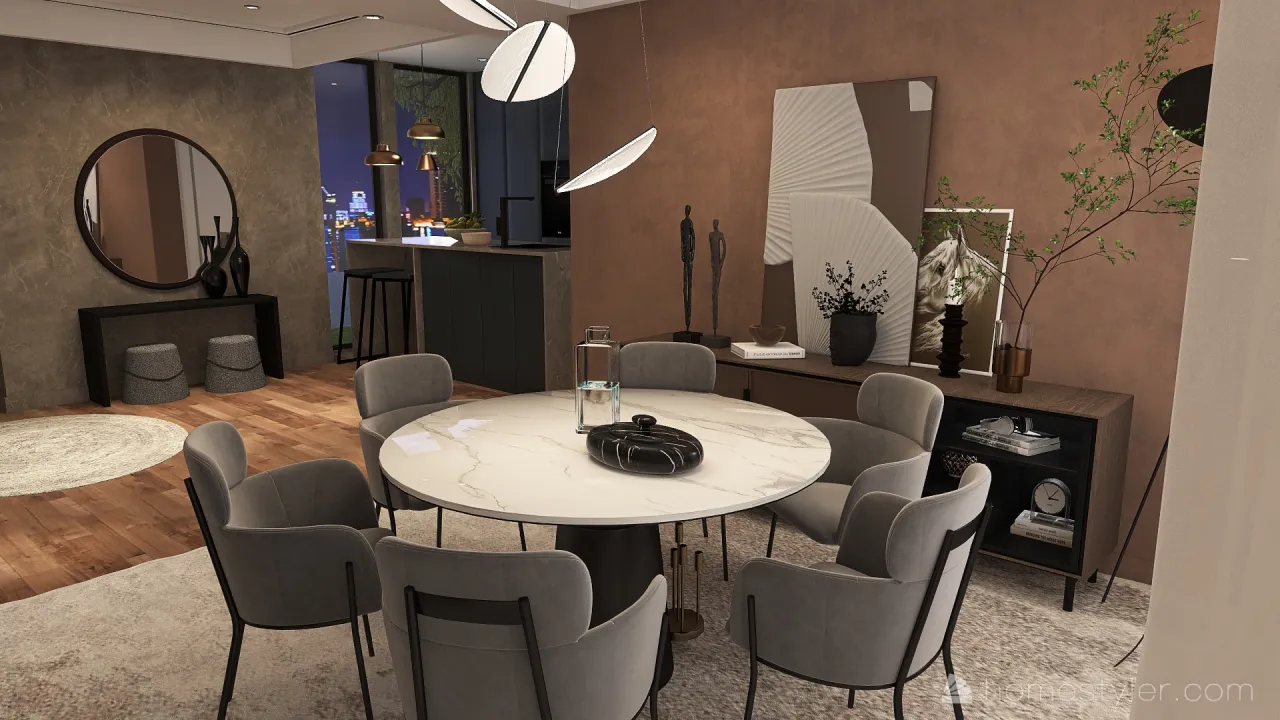 Lounge 3d design renderings