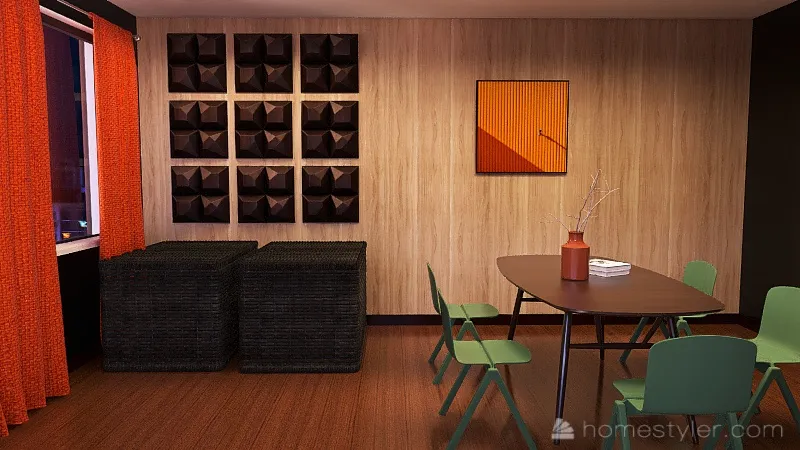 dream dining room 3d design renderings