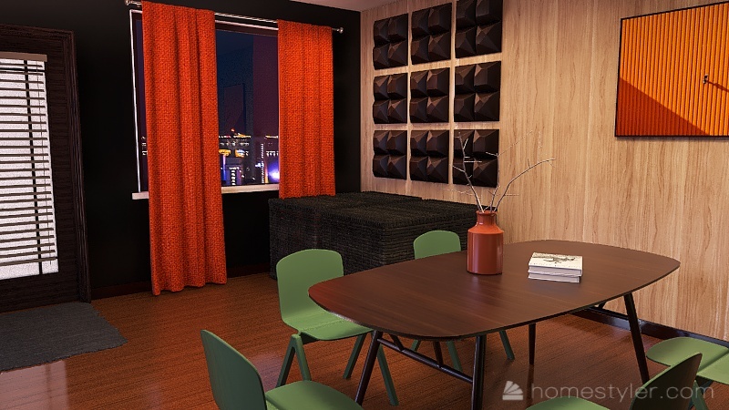 dream dining room 3d design renderings