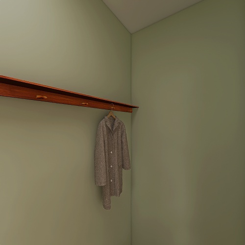 Cloak Room 3d design renderings