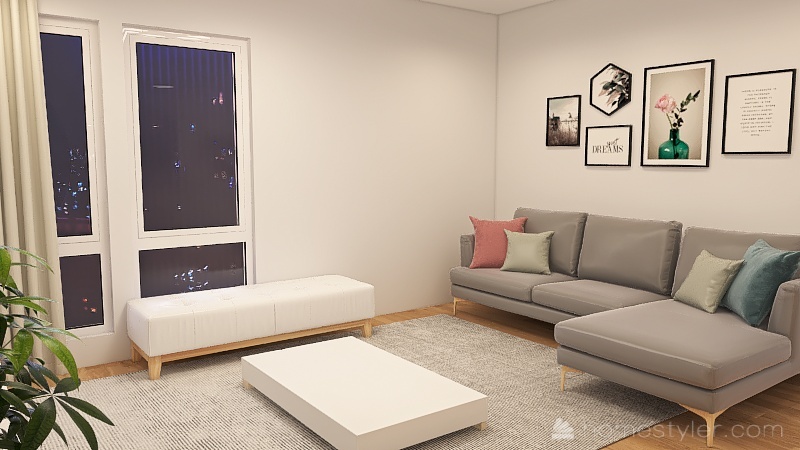 Apartamento! 3d design renderings