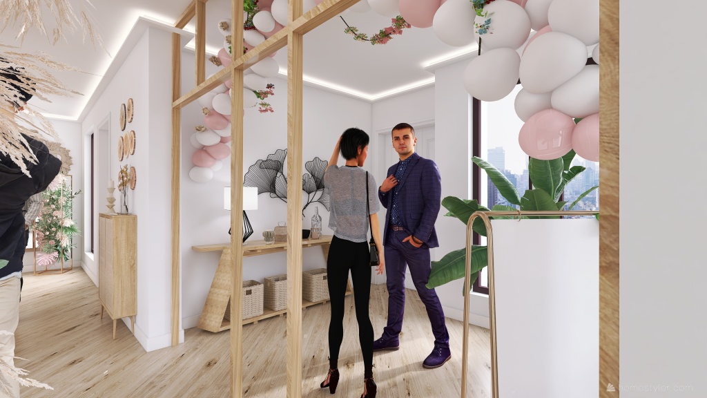 WEDDING AT HOME 3d design renderings