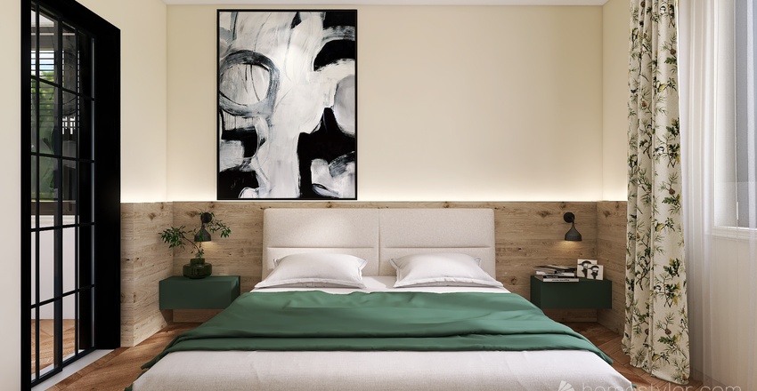 Master Bedroom 3d design renderings