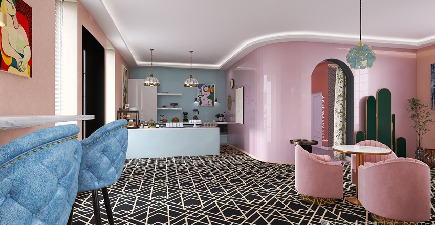 5 Wabi Sabi Empty Room 3d design renderings