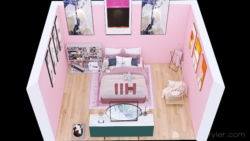Test-Pink Bedroom 3d design picture 18.41