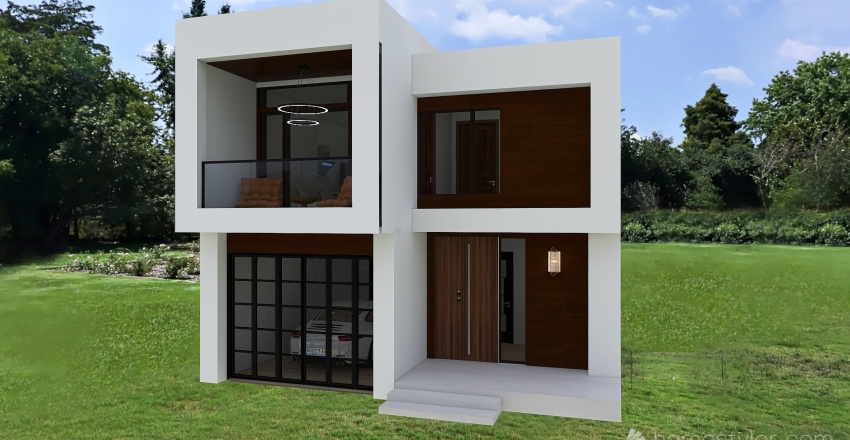 A Single House 3d design renderings