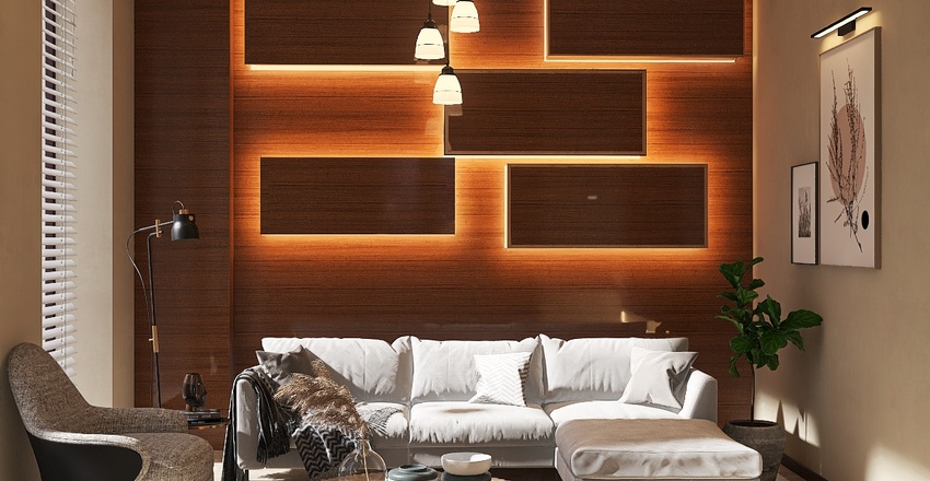 5 Wabi Sabi Empty Room 3d design renderings
