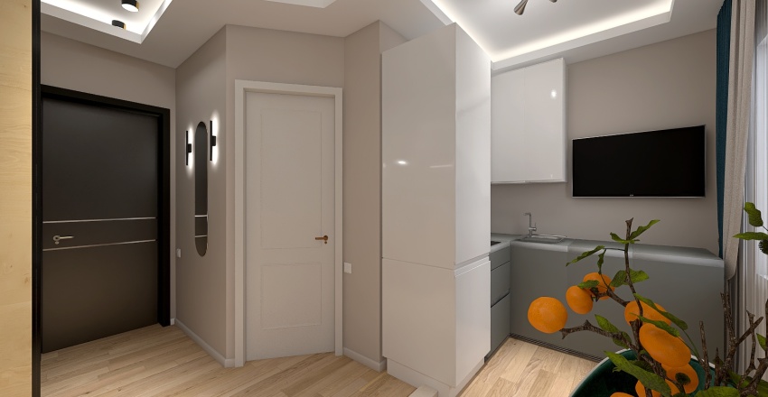 #HSDA2021Residential -квартира студия 3d design renderings