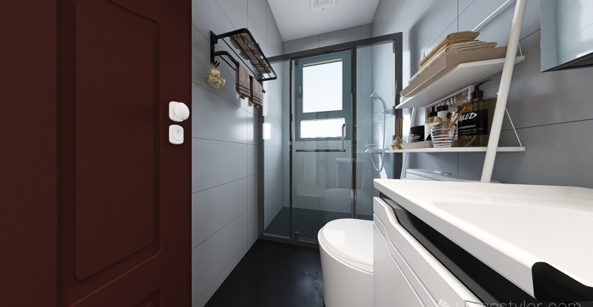 衛浴 3d design renderings
