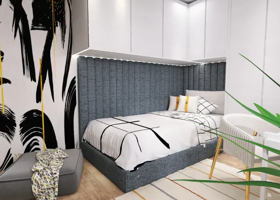 Teen Bedroom Idea Design Rendering