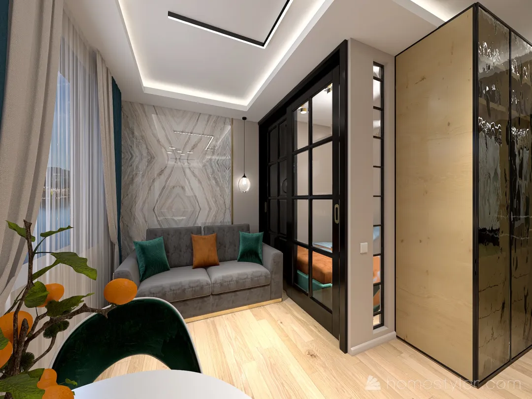 #HSDA2021Residential -квартира студия 3d design renderings