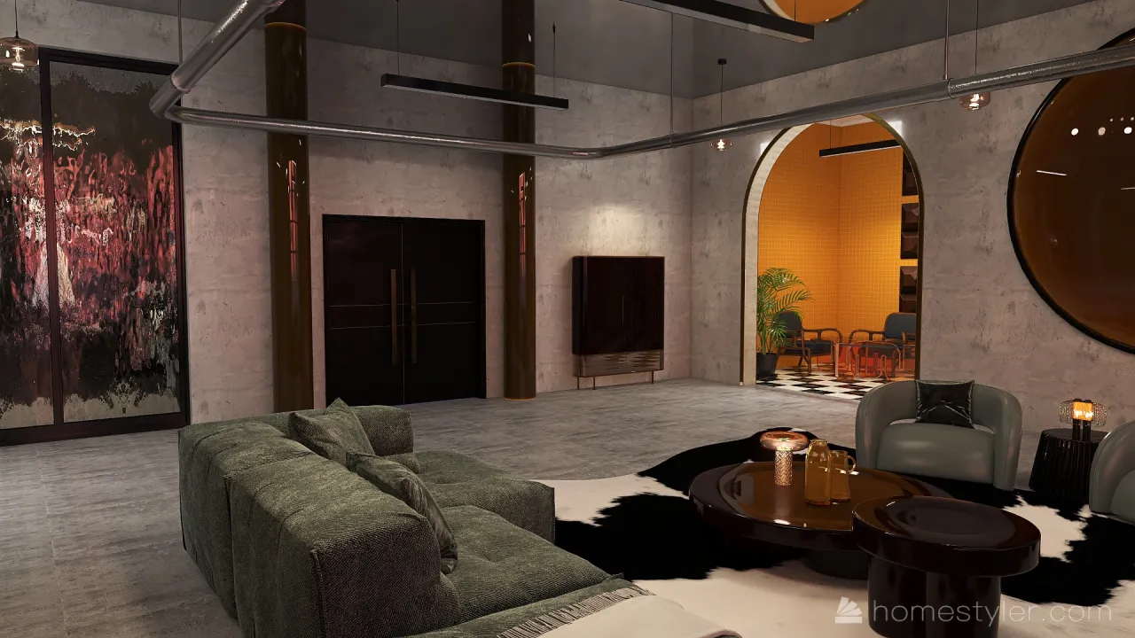 LivingRoom 3d design renderings