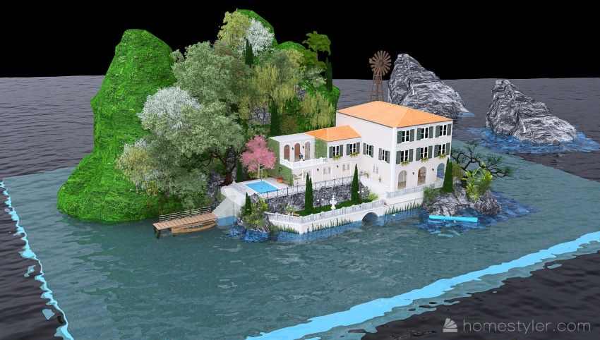 # HSDA2021Residential Lago de Como 3d design picture 4730.8