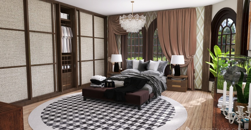 2 bedroom house 3d design renderings