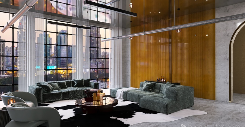Living Room 3d design renderings