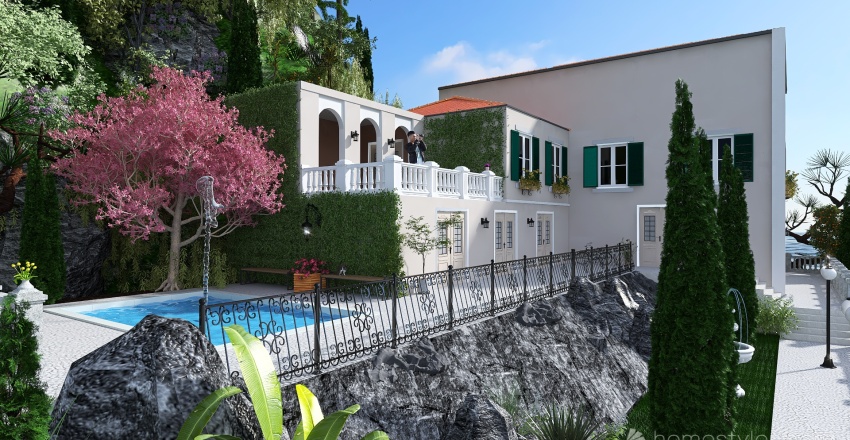 # HSDA2021Residential Lago de Como 3d design renderings