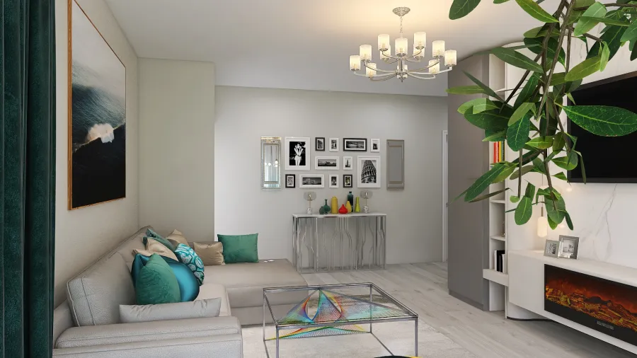 Living-room, Fam Bulgaru 3d design renderings