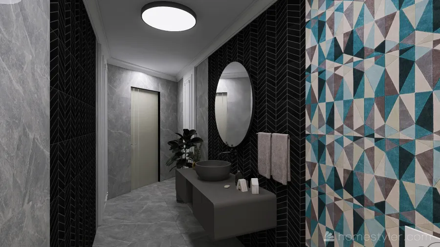 Modern Bathroom3 3d design renderings