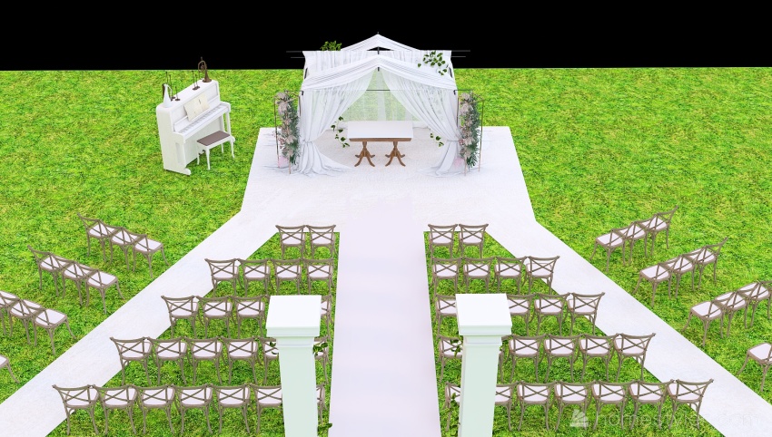 Outdoor Wedding 3d design picture 1210.76