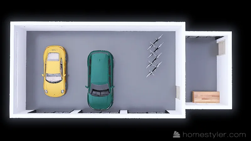 Dream House- Garage 3d design renderings