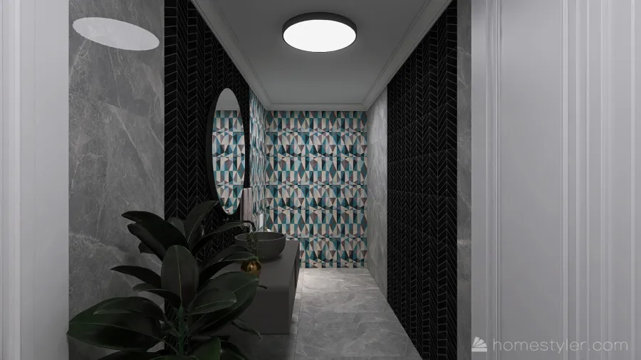 Modern Bathroom3 3d design renderings