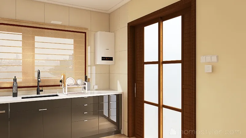 living comedor casa 3d design renderings
