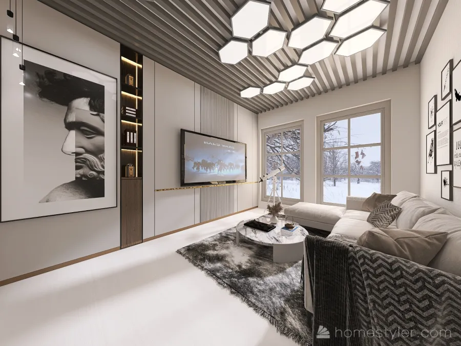 grash living room 3d design renderings