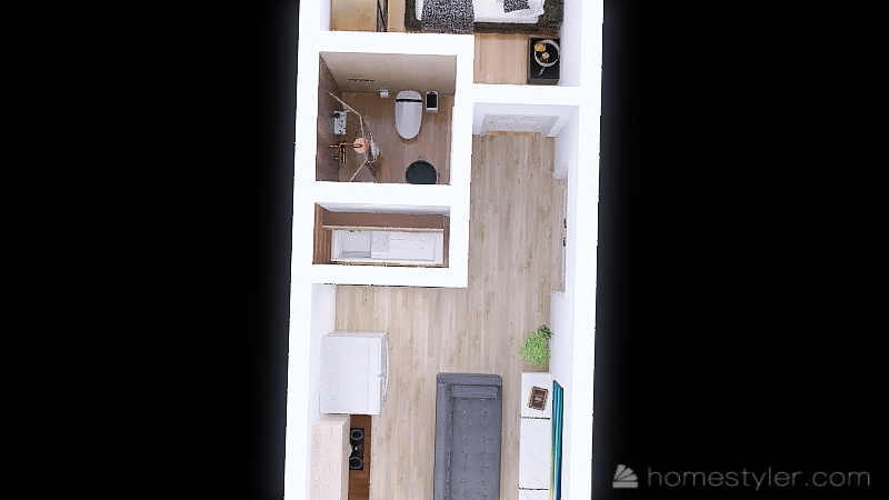 Zainab's Tiny House 3d design renderings