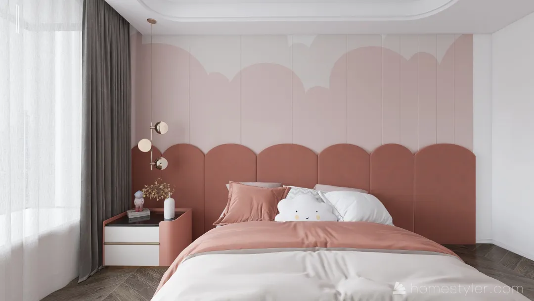11 Four Bedroom Calm Colored Design 3d design renderings