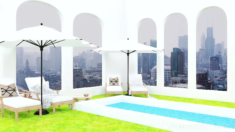 Boho House 3d design renderings
