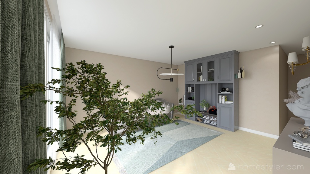 Relax Gray 3d design renderings