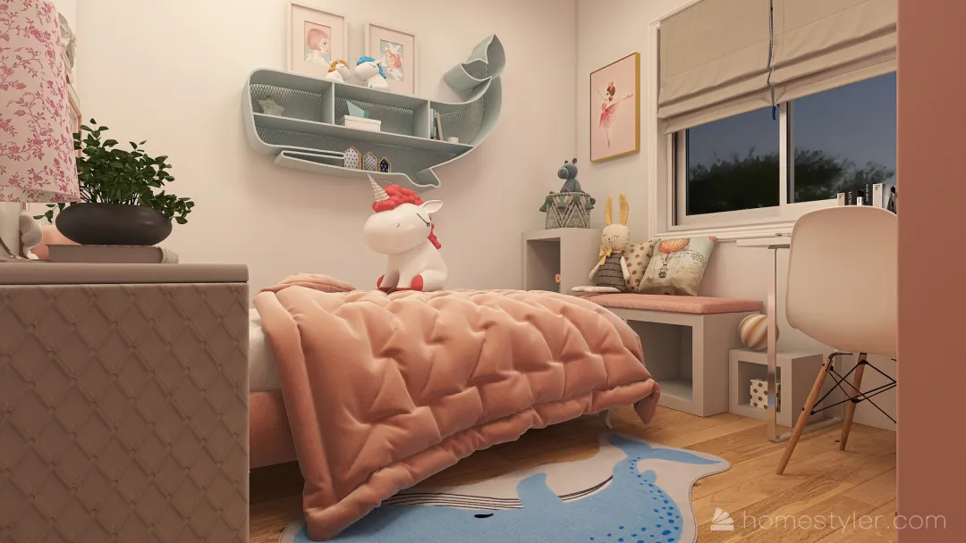 Elisabet bedroom 3d design renderings