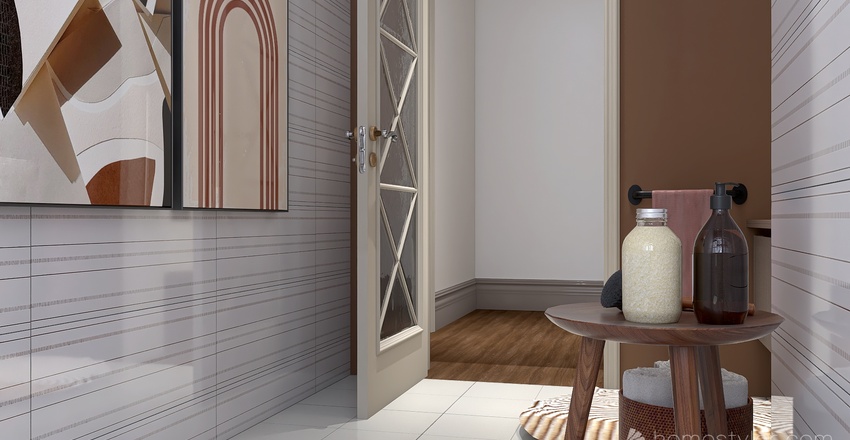Cloak Room 3d design renderings