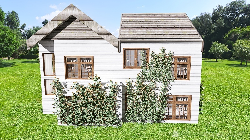 Old-fashioned house 2.0 3d design renderings