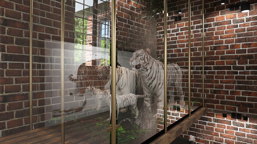 #T-ShapedContest -Tiger Art Exhibition 3d design renderings