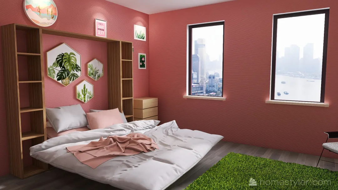 watermelon room 3d design renderings