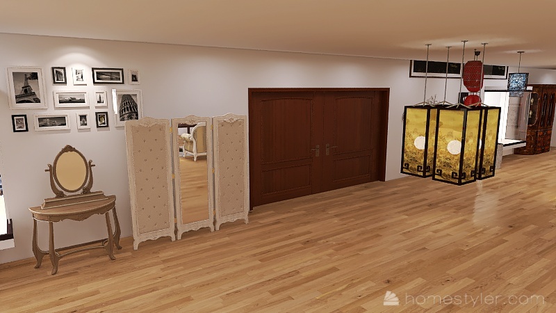 Antuiques Store 3d design renderings