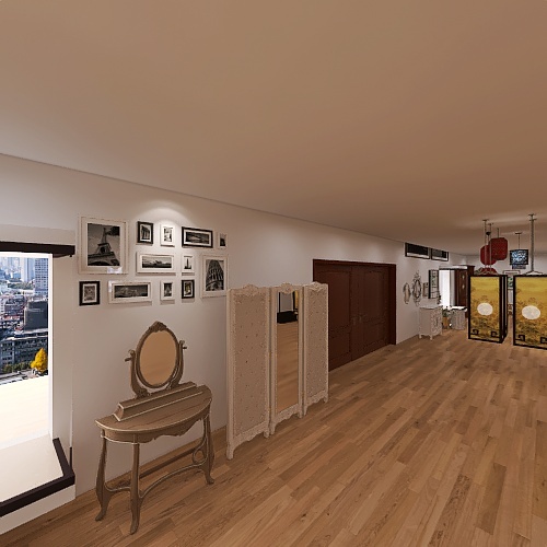 Antuiques Store 3d design renderings