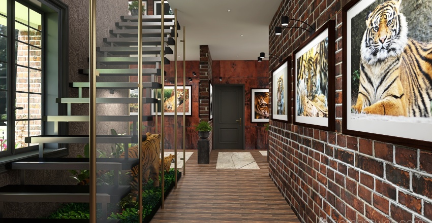 Art gallery 3d design renderings