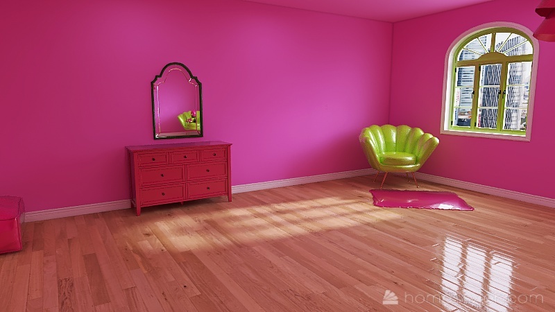 Room for a Girl 3d design renderings