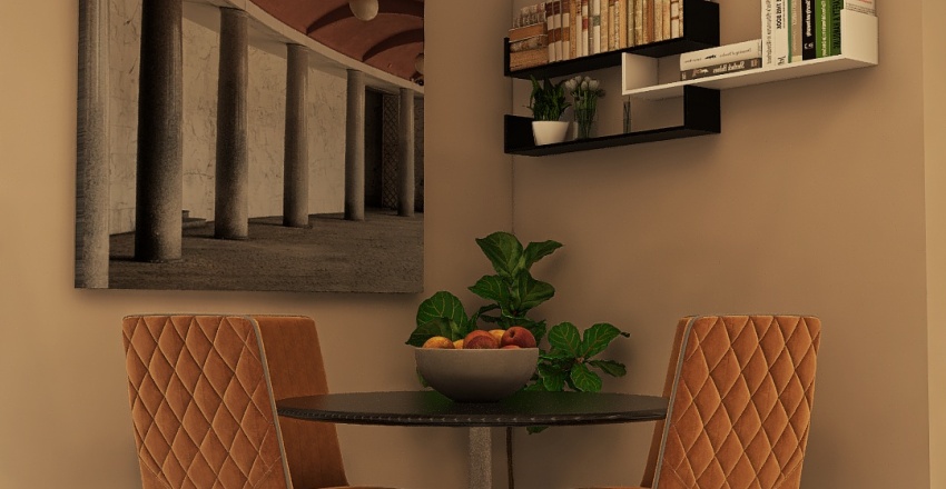 Cucina  / Soggiorno 3d design renderings