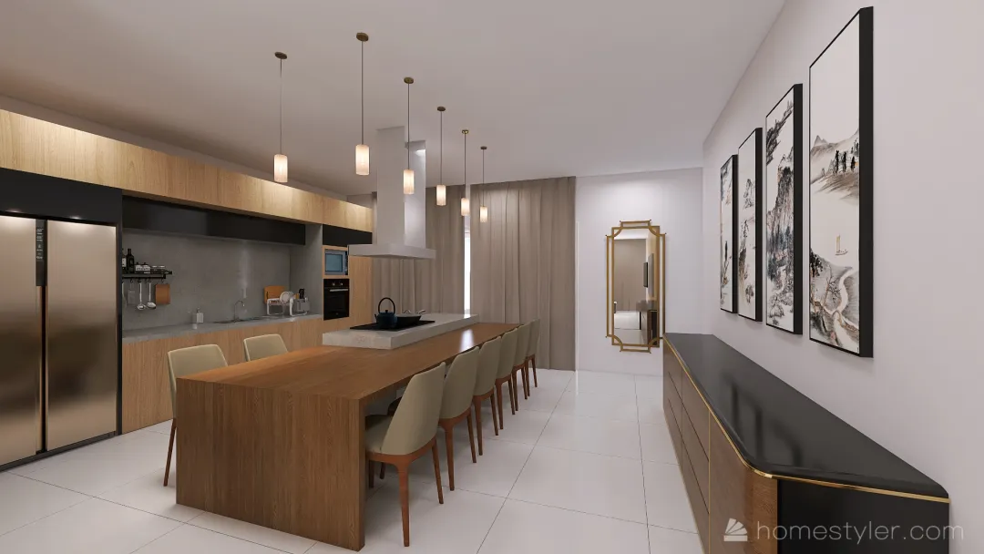 Brazilian Modern House 3d design renderings