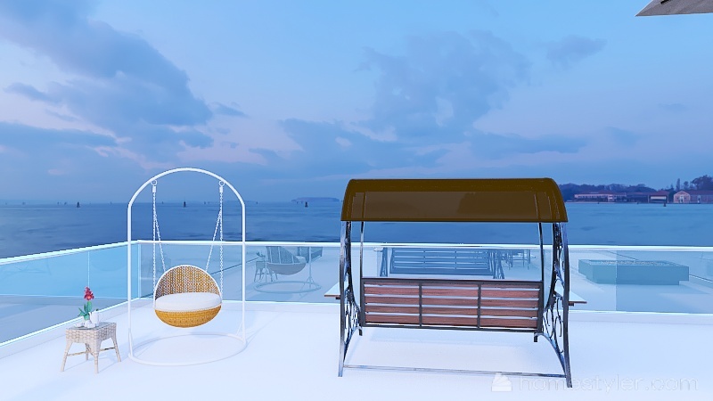 Seaside Apartment 3d design renderings