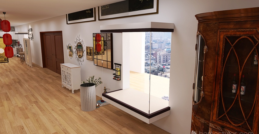 Antuiques Store 3d design renderings